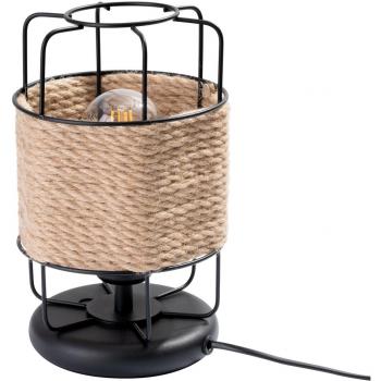 SOLLUX GIZUR Lámpara de mesa minimalista moderna con 1 fuente de luz E27, bombillas no incluidas, dimensiones 15x15x25cm, ideal para salón y dormitorio