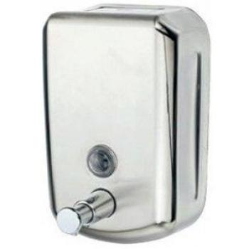 Dispensador manual q-connect de jabon 800 ml acero inoxidable 178x114x56 mm