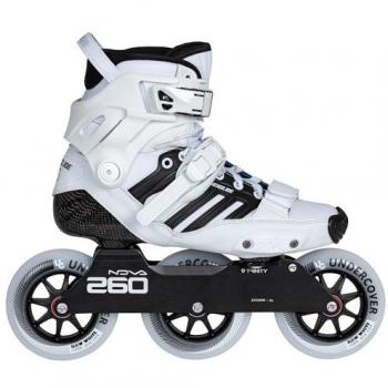 Powerslide Patines En Línea HC Evo Pro 110, Talla EU 36, Ruedas de 110 mm, Chasis de aluminio, Botín acolchado y transpirable, Sistema de cierre con cordones y hebilla