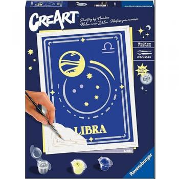 Ravensburger 23737 Kit de pintura por números Zodiac: Libra