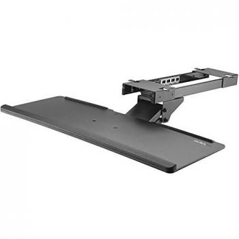 Bandeja Ajustable StarTech.com para Soporte de Teclado - Instalación Bajo el Escritorio - Ancho de 67cm