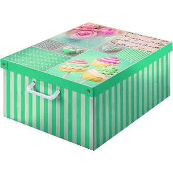 Kanguru Colección Bonbon Caja, Cartón, Multicolor, 39 x 50 x 24 cm