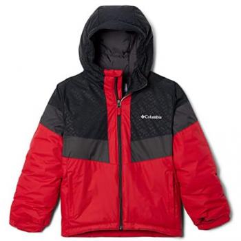 Columbia Lightning Lift II Boys' Jacket - Mountain Red/Black, Size XL