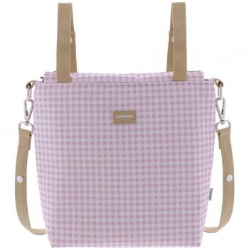 Bolso Talega para Silla de Paseo Vichy Rosa Cambrass