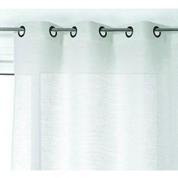 Cortinas Transparentes Linder JUTE Blancas 150x240 cm