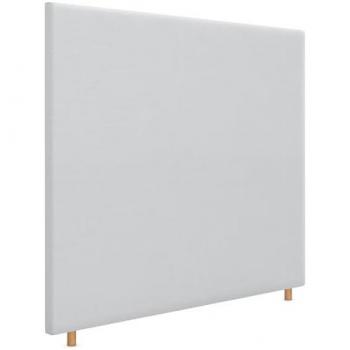 Cabecero de Lino Natural Blanco Liso hasta el Suelo 135x120cm con 8cm de Grosor para Cama Dormitorio Moderno