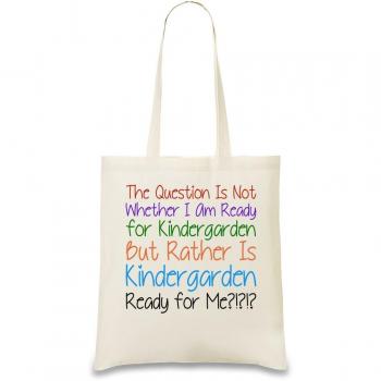 Is Kindergarden Ready For Me Funny Slogan Bolso de mano