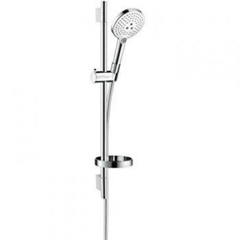 Hansgrohe 26630400 Raindance Select S 120 set de ducha, 3 tipos de chorro, blanco/cromo
