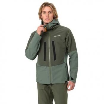Chaqueta Hardshell Impermeable VAUDE Monviso 2,5L para Hombre - Verde Caqui M