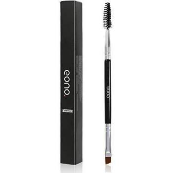 Amazon Brand - Eono Cepillo para cejas Duo Cepillo Profesional para Cejas en ángulo, Para mantener, dar forma, agregar polvo y aplicar color y gel