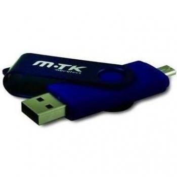Pendrive USB/Micro USB 2.0 8GB Azul MTK