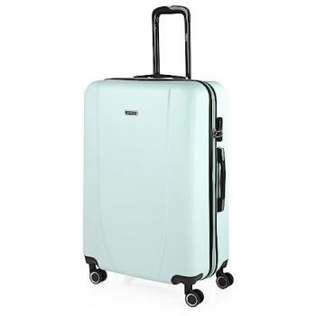 Maleta de Viaje XL Rígida ITACA Unisex Turquesa 75x50x30cm, 23 Kilos, ABS Resistente, 4 Ruedas, Candado Combinación