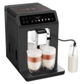 Robot Cafetero Automático Krups Evidence One 15 Bar, 1450W, Tanque de 2.3L, Color Negro