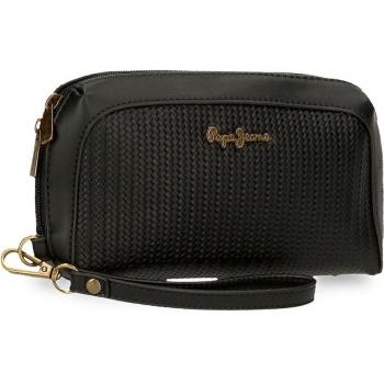 Bolso de mano Bea negro Pepe Jeans - Elegante accesorio para mujer con asa lateral