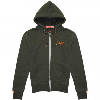 Superdry - Sudadera con Capucha - para Hombre Verde Verde M