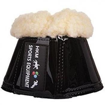 HKM funda protectora para la pezuña, acolchada, barnizada - negro, XG