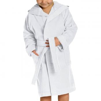 Vossen - Albornoz para niña, color blanco 030, talla 8 años