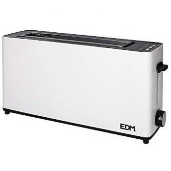 EDM Tostadora Ranura Larga, Blanco, 39 x 19.5 x 11 Cm, 7639
