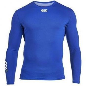 Canterbury Cold E544110 - Camiseta de compresión de manga larga para hombre azul Olympian Blue Talla:XS