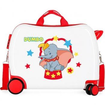 Disney Dumbo Circus Maleta Infantil Correpasillos Rígida Blanca 38x50x20cm 34L