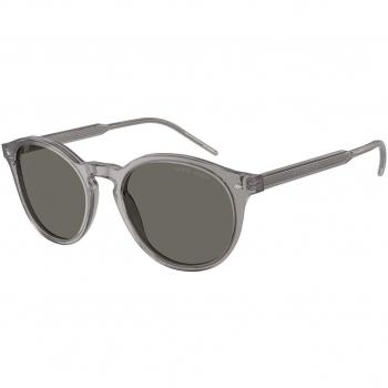 Giorgio Armani AR 8211 Men's Sunglasses, Model AR8211 6070R5, Grey Frame, Size 52