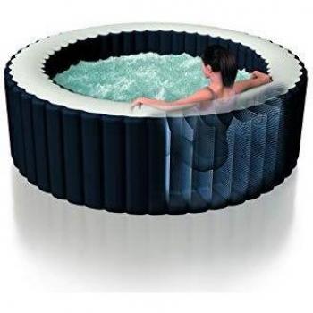 Intex Spa PURESPA Plus - Juego de 4 plazas, redonda, 196 LED