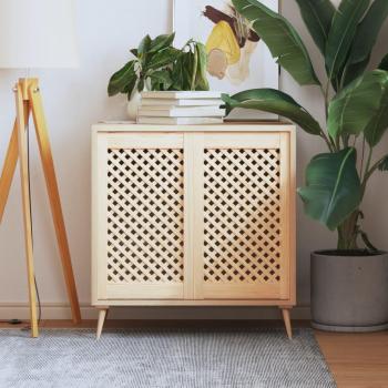 Puertas de Armario Entramado de Madera de Pino VidaXL, Dimensiones: 39.5 x 39.5 cm, 49.5 x 39.5 cm, 39.5 x 61