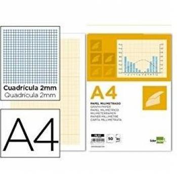 Liderpapel ML97 - Bloc papel milimetrado encolado