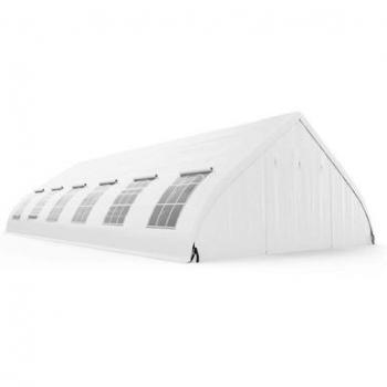 Peach-Shaped Heavy-Duty Party Tent Canopy with Zipper Doors (20x40 ft)