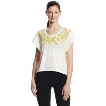 Zumba Fitness Z1T00570-S-OFTC - Camisa de fitness y ejercicio para mujer, color blanco, talla S