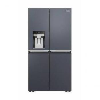 Frigorífico Haier HCR7918EIMB - Side by Side 4 puertas, 601L, No Frost, Clase E, Negro
