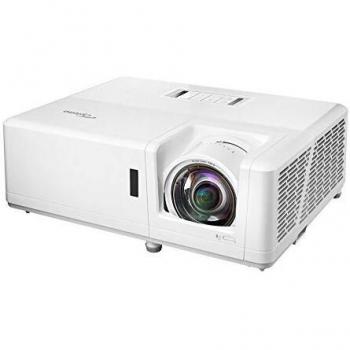 Optoma ZH406ST - Videoproyector DLP de 4200 Lúmenes ANSI, Full HD 1080p, 3D, Instalable en Techo/Pared, Color Blanco