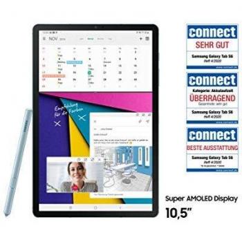 Samsung Galaxy Tab S6 WiFi 128GB, Tablet-PC Blue, Android 9.0