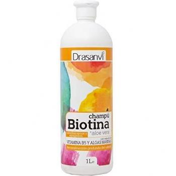 Champú Biotina Aloe Vera para Cabello Seco y Apagado 1000 ml Drasanvi