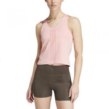 Adidas Power Reversible Tank Sports Top Rosa XS Mujer, camiseta de mujer de tirantes ajustada, doble vista, 3 franjas Adidas