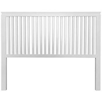 Cabecero Daimiel Artesanal de Madera de Pino para Cama de 105, Acabado Blanco Satinado, Fabricado en España - Muebles PEJECAR