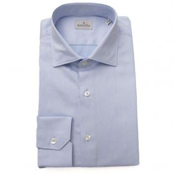 Bagutta Light Blue Cotton Shirt - M