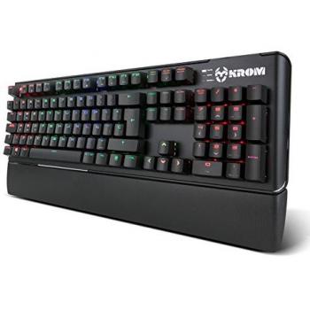 Krom Kael RGB USB QWERTY Negro - Teclado