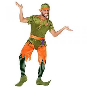 Atosa disfraz duende hombre adulto verde M