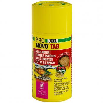 JBL ProNovo Tab M - Comprimidos de alimento para peces de 1 a 20 cm - 100 ml