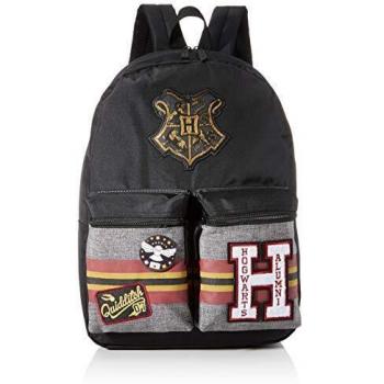 Bioworld Merchandising Harry Potter Parches Mochila para el Tiempo Libre, 44 cm, Color Negro