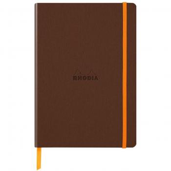 Cuaderno A5 Rhodiarama Dot Bronze - Cuaderno de Tapa Blanda con Páginas Punteadas en Color Bronce