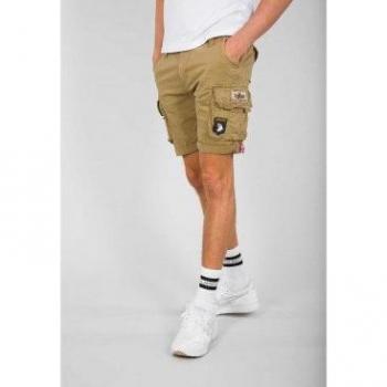 Alpha Industries Crew Short Patch Pantalón corto beige