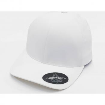 Flexfit Delta Unisex Adjustable Cap - White S/M