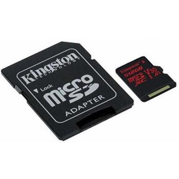 Kingston Canvas React - MicroSD de 512 GB, Color Negro