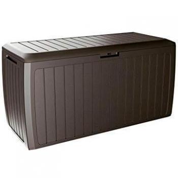 Prosperplast Boxe Board Garden Storage Chest 290L Dark Ochre Plastic
