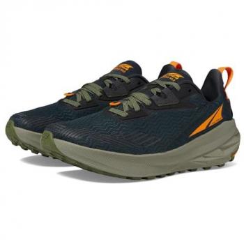 Zapatillas de trail running Altra Experience Wild para hombre, color negro, verde y naranja, talla 40