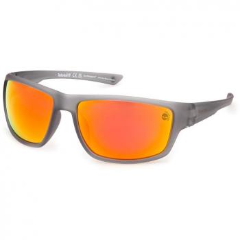 Timberland TB00003 Men's Polarized Sunglasses - Grey Acetate Frame