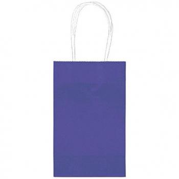 Amscan 10 Piezas Bolsa de Regalo de Papel, Morado