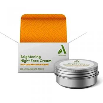 Amazon Aware Crema facial de noche iluminadora con vitamina C y extracto de naranja ecológica, 50 ml
